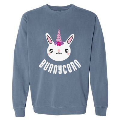 Easter Bunnycorn Unicorn Bunny Animal Funny Gift Garment-Dyed Sweatshirt