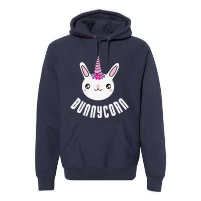 Easter Bunnycorn Unicorn Bunny Animal Funny Gift Premium Hoodie