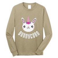 Easter Bunnycorn Unicorn Bunny Animal Funny Gift Long Sleeve Shirt