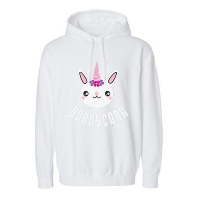 Easter Bunnycorn Unicorn Bunny Animal Funny Gift Garment-Dyed Fleece Hoodie