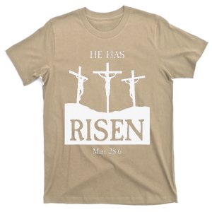 Easter Bible Verse Matt 286 He Has Risen Religious T-Shirt