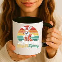 Every Bunny Was Kung Fu Fighting - Funny Rabbit Coffee Mug