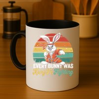 Every Bunny Was Kung Fu Fighting - Funny Rabbit Coffee Mug