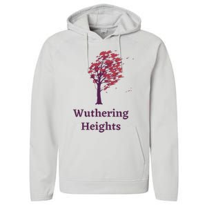 Emily Bronte Wuthering Heights Gift Performance Fleece Hoodie