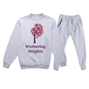 Emily Bronte Wuthering Heights Gift Premium Crewneck Sweatsuit Set