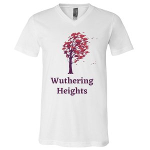 Emily Bronte Wuthering Heights Gift V-Neck T-Shirt