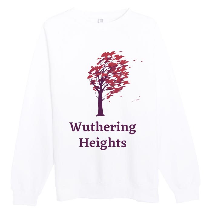 Emily Bronte Wuthering Heights Gift Premium Crewneck Sweatshirt