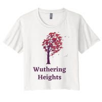 Emily Bronte Wuthering Heights Gift Women's Crop Top Tee