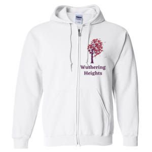 Emily Bronte Wuthering Heights Gift Full Zip Hoodie