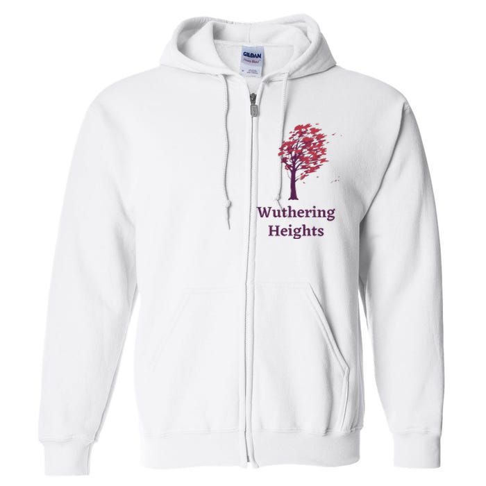 Emily Bronte Wuthering Heights Gift Full Zip Hoodie