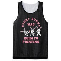 Every Bunny Was Kung Fu Fighting Karate Easter Rabbit Funny Mesh Reversible Basketball Jersey Tank