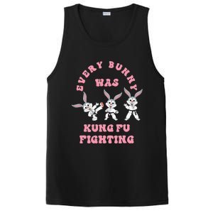 Every Bunny Was Kung Fu Fighting Karate Easter Rabbit Funny PosiCharge Competitor Tank