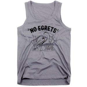 Egret Bird Watching Watcher Birder Tank Top