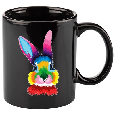 Easter Bunny Women Children Easter Gift 11oz C Handle Ceramic Mug