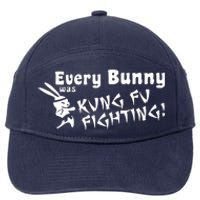 Every Bunny Was Kung Fu Fighting 7-Panel Snapback Hat