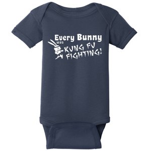 Every Bunny Was Kung Fu Fighting Baby Bodysuit