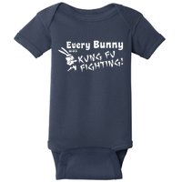 Every Bunny Was Kung Fu Fighting Baby Bodysuit