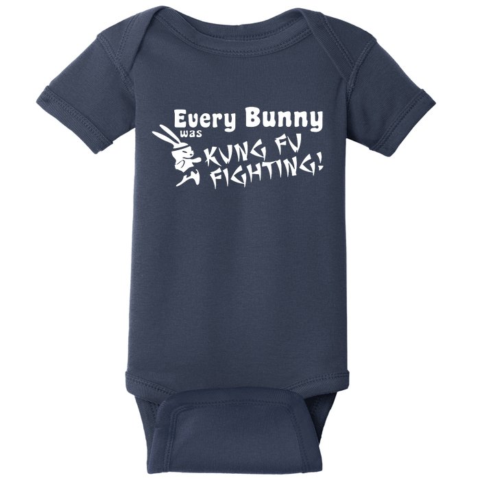 Every Bunny Was Kung Fu Fighting Baby Bodysuit