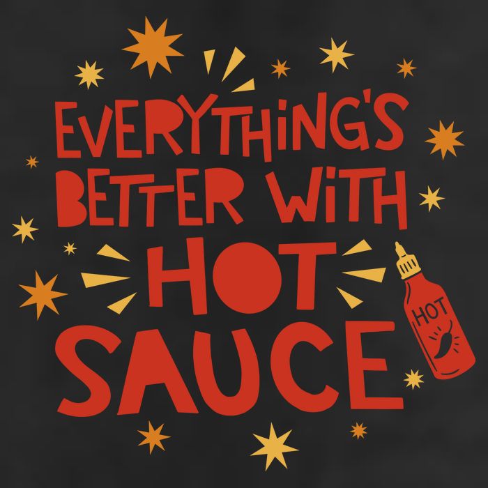 Everything's Better With Hot Sauce 7 Panel Mesh Trucker Snapback Hat