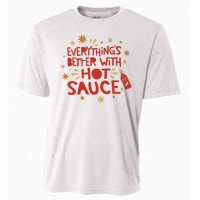 Everything's Better With Hot Sauce Cooling Performance Crew T-Shirt