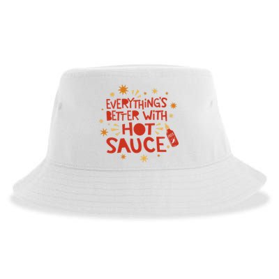 Everything's Better With Hot Sauce Sustainable Bucket Hat