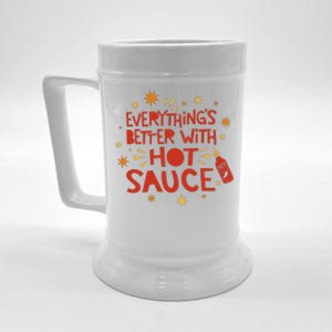 Everything's Better With Hot Sauce Beer Stein