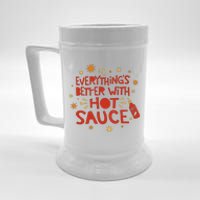 Everything's Better With Hot Sauce Beer Stein