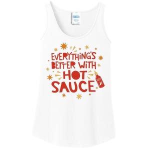 Everything's Better With Hot Sauce Ladies Essential Tank