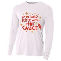 Everything's Better With Hot Sauce Cooling Performance Long Sleeve Crew