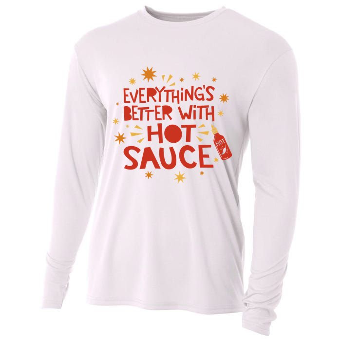 Everything's Better With Hot Sauce Cooling Performance Long Sleeve Crew