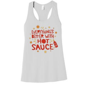 Everything's Better With Hot Sauce Women's Racerback Tank