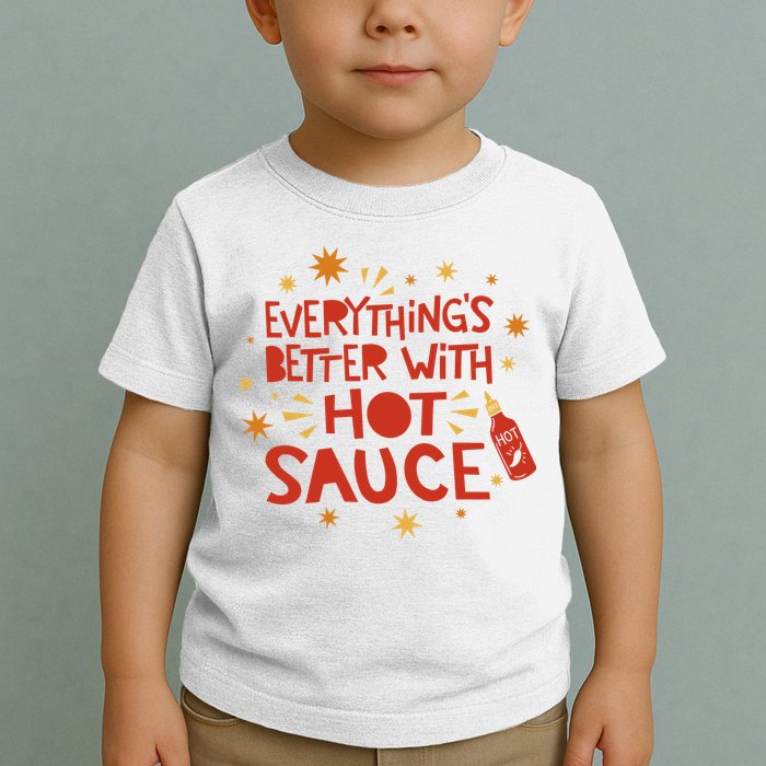 Everything's Better With Hot Sauce Toddler T-Shirt