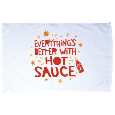 Everything's Better With Hot Sauce Microfiber Hand Towel