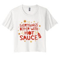 Everything's Better With Hot Sauce Crop Top