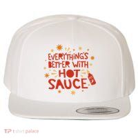 Everything's Better With Hot Sauce Wool Snapback Cap