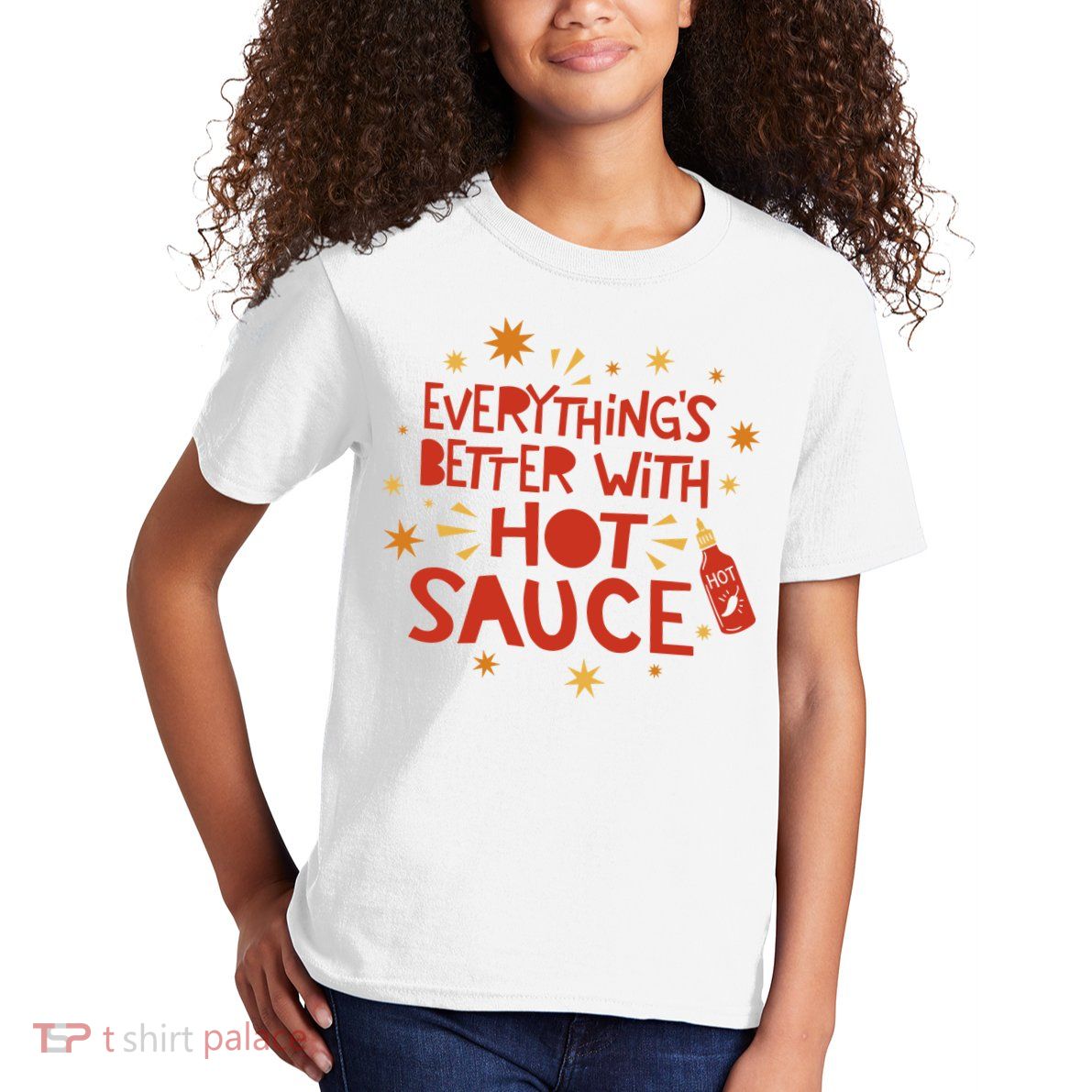 Everything's Better With Hot Sauce Kids T-Shirt