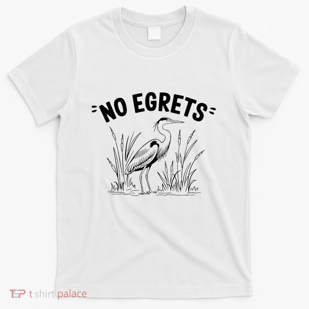 Egret Bird Watching Watcher Birder T-Shirt