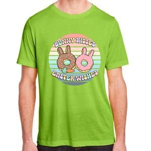 Easter Bunny Wishes Donuts Rabbit Carrot Cute Pastel Gift Adult ChromaSoft Performance T-Shirt