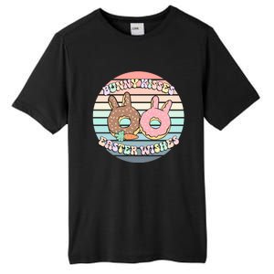 Easter Bunny Wishes Donuts Rabbit Carrot Cute Pastel Gift Tall Fusion ChromaSoft Performance T-Shirt