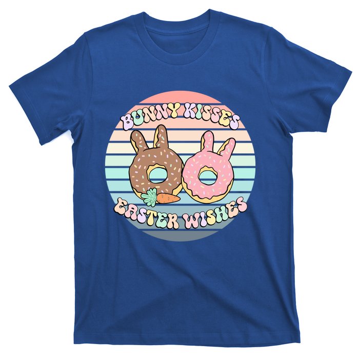 Easter Bunny Wishes Donuts Rabbit Carrot Cute Pastel Gift T-Shirt