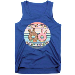 Easter Bunny Wishes Donuts Rabbit Carrot Cute Pastel Gift Tank Top