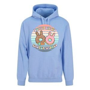 Easter Bunny Wishes Donuts Rabbit Carrot Cute Pastel Gift Unisex Surf Hoodie