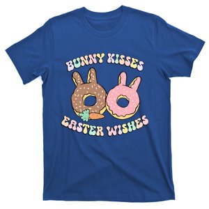 Easter Bunny Wishes Donuts Rabbit Carrot Retro Groovy Gift T-Shirt