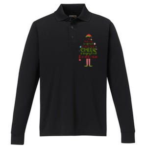 Elf Best Way To Spread Christmas Cheer Is Singing Loud Performance Long Sleeve Polo