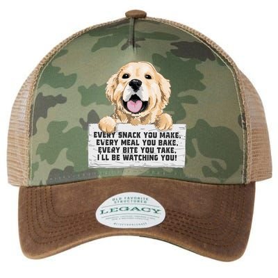 Every Bite You Take I'll Be Watching You Golden Retriever Legacy Tie Dye Trucker Hat