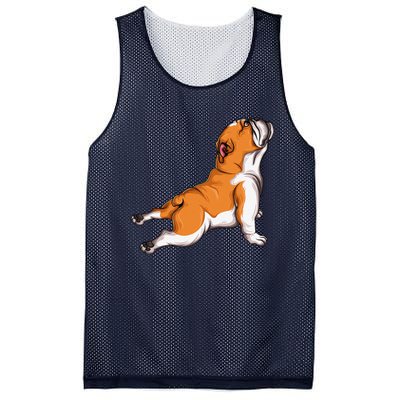 English Bulldog Yoga Dog Lover Namaste Funny Womens Gift Mesh Reversible Basketball Jersey Tank