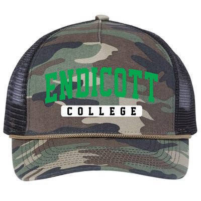 Endicott College Arch Retro Rope Trucker Hat Cap