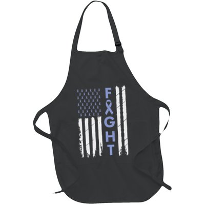 Esophageal Cancer Awareness Purple Periwinkle Ribbon Apron