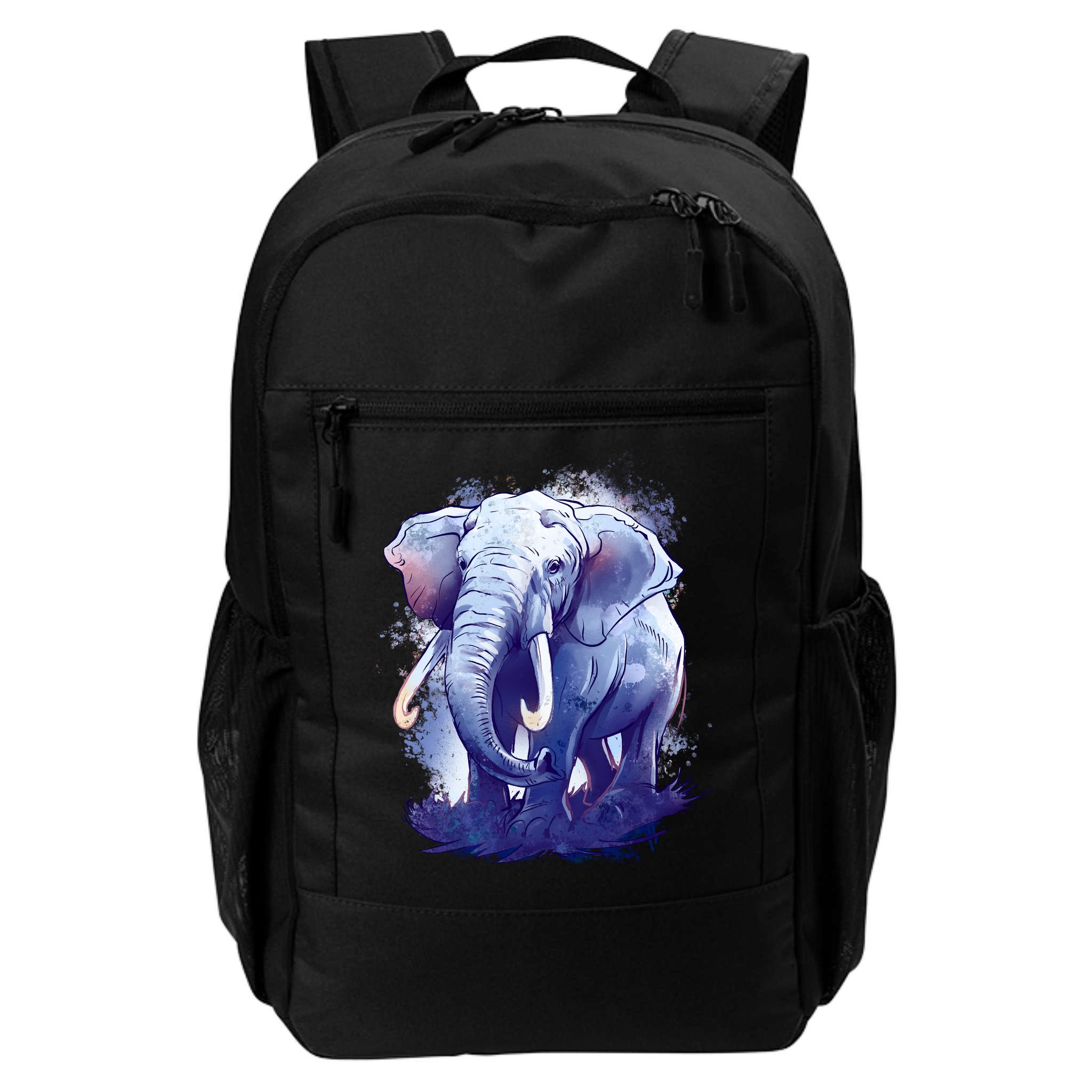 Elephant Colorful Art Backpack