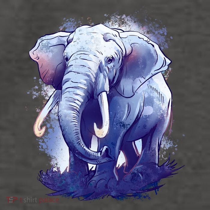 Elephant Colorful Art Vector Backpack